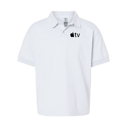 Youth's Apple TV Gildan Dry Blend Jersey Polo