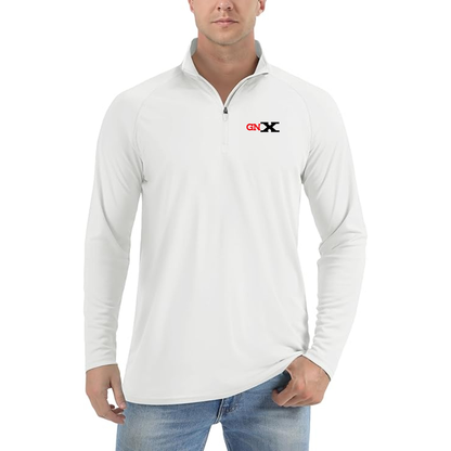Men's GN X Lightweight Quarter-Zip Athletic Shirt Long Sleeve Performance Wear