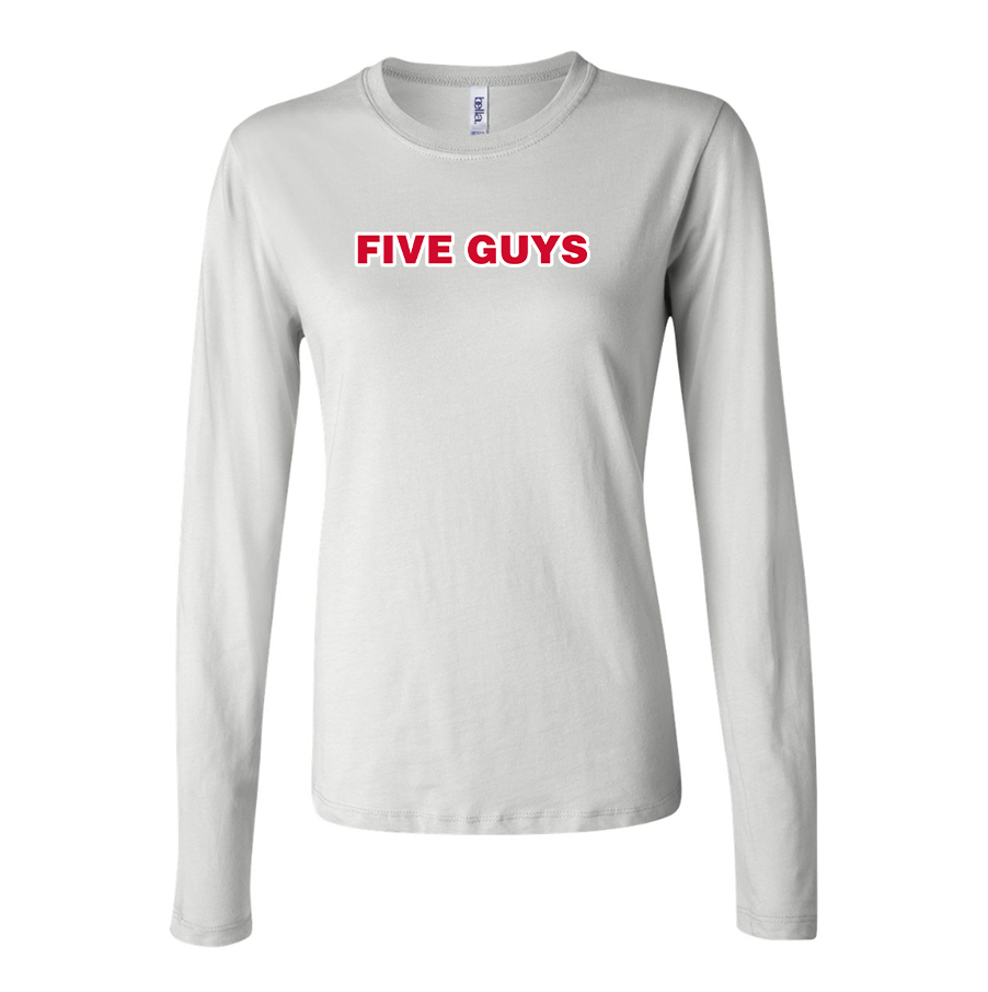 Women's Five Guys Long Sleeve T-Shirt