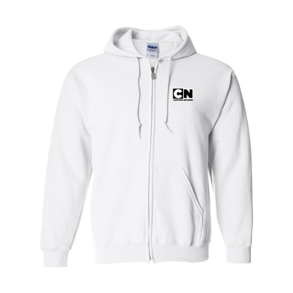 Men's Cartoon Network Gildan Heavy Blend Full-Zip Hooded Sweatshirt