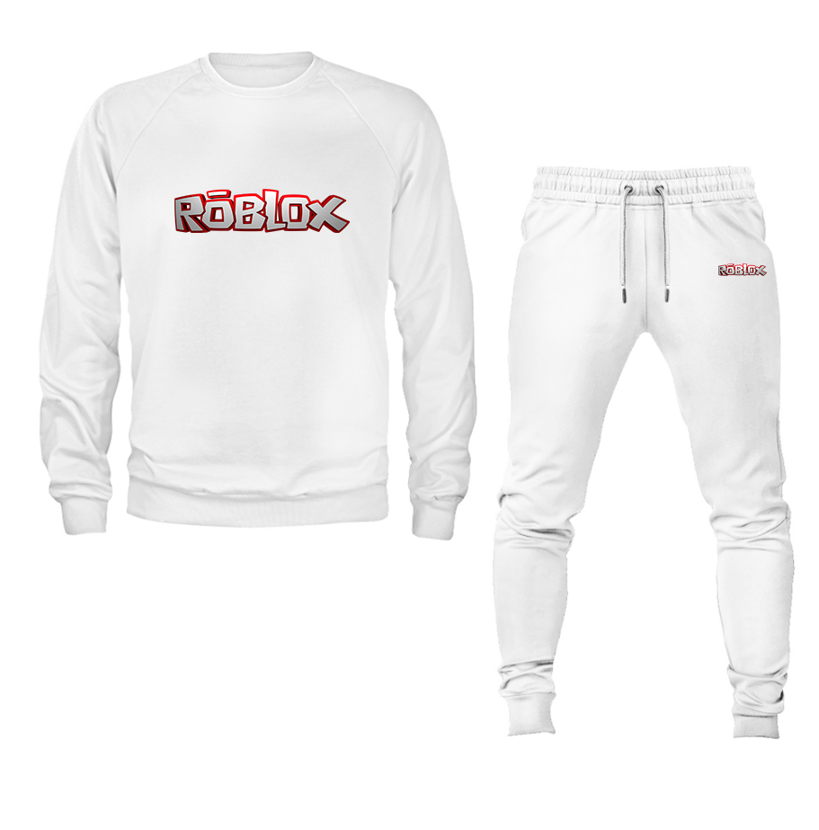 Men's Roblox Game Crewneck Sweatshirt Joggers Suit