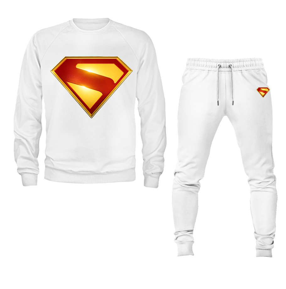 Men's Superman 2025 Crewneck Sweatshirt Joggers Suit