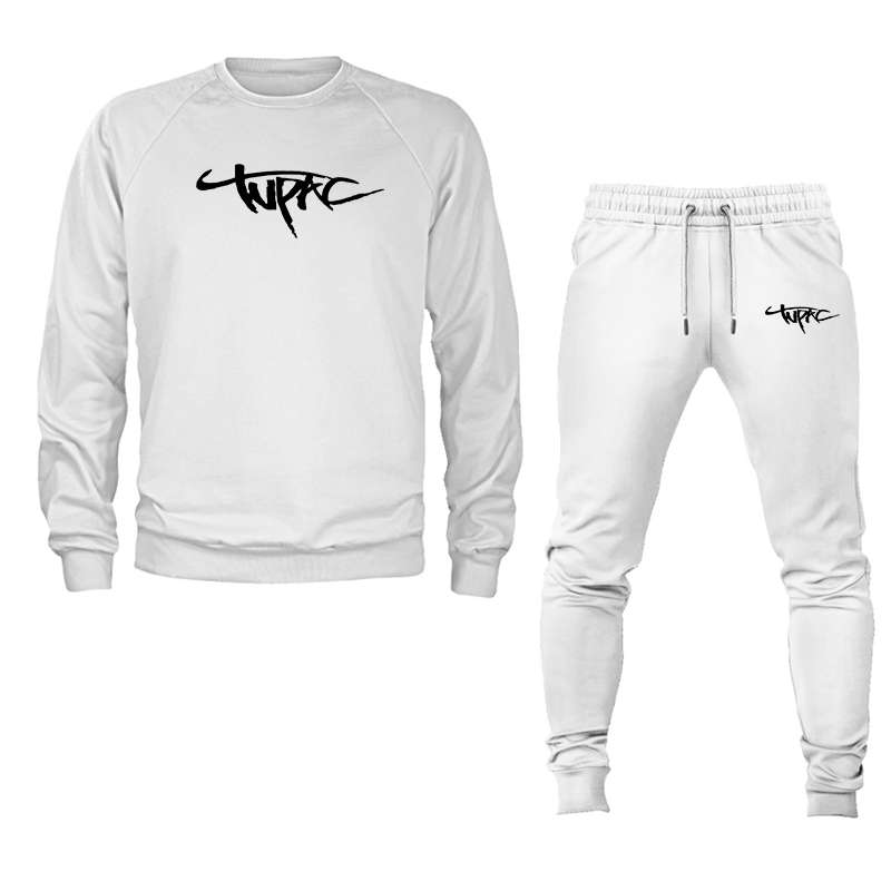 Men's Tupac Crewneck Sweatshirt Joggers Set