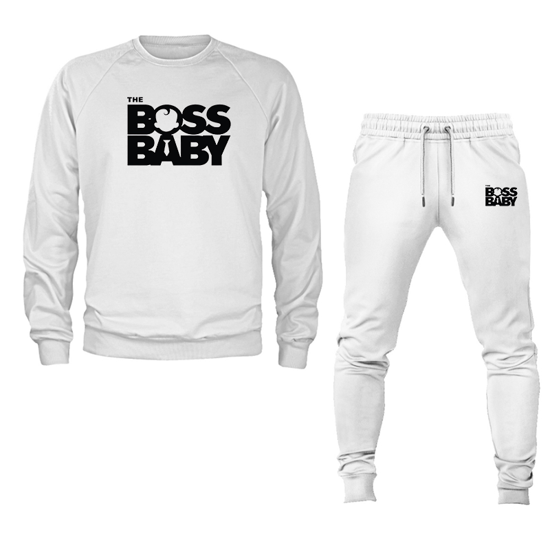 Men's Boss Baby  Crewneck Sweatshirt Joggers Set
