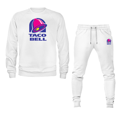 Men's Taco Bell Crewneck Sweatshirt Joggers Suit