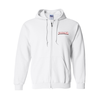 Men's Spider Man Gildan Heavy Blend Full-Zip Hooded Sweatshirt