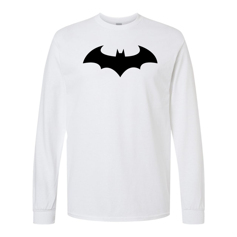 Men's Batman Gildan Heavy Cotton Long Sleeve T-Shirt