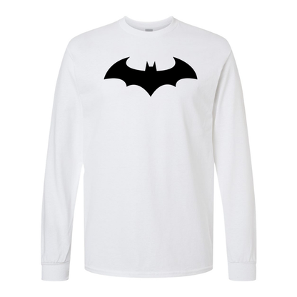 Men's Batman Gildan Heavy Cotton Long Sleeve T-Shirt