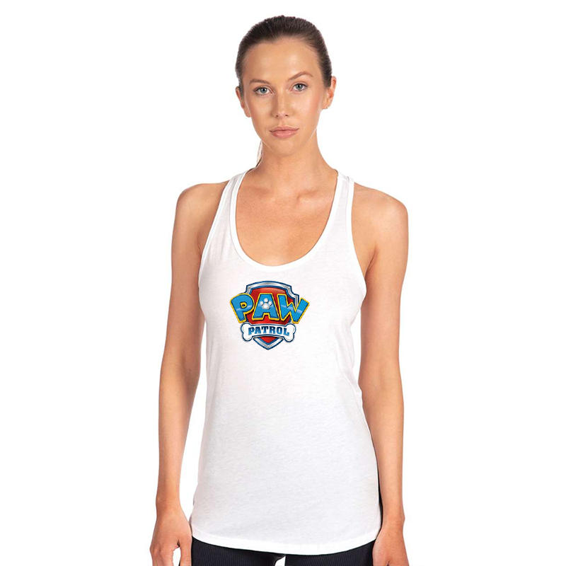 Women's Paw Patrol Next Level Ideal Racerback Tank