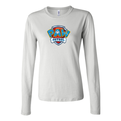 Women’s Paw Patrol  BELLA CANVAS Jersey Long Sleeve Tee