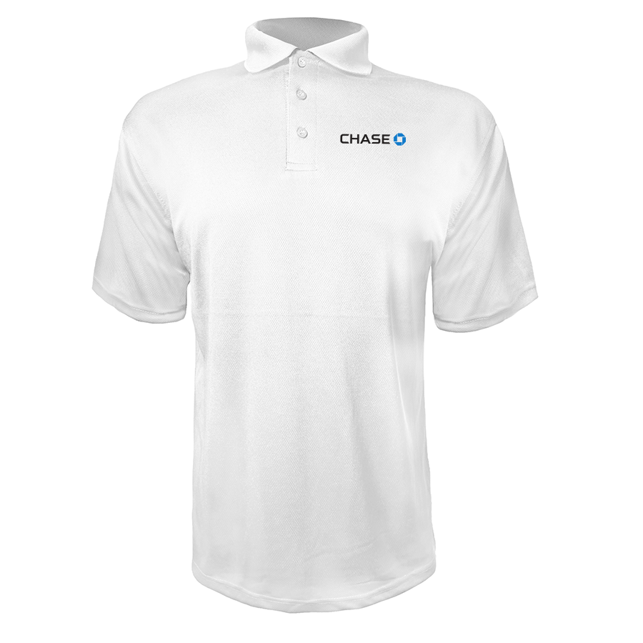 Men' Chase Bank Polyester Polos