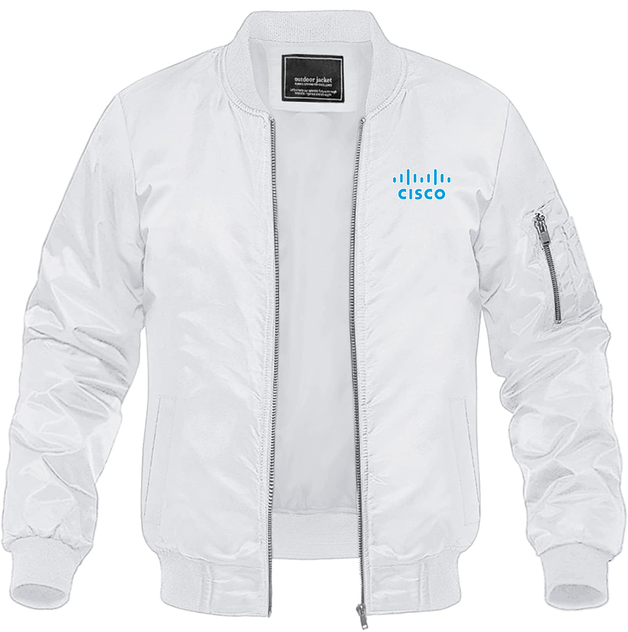 Men's Cisco Lightweight Bomber Jacket Windbreaker Softshell Varsity Jacket