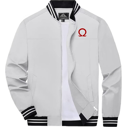 Men's God Of War Boladeci  Bomber Jackets Lightweight Water Resistant Breathable Spring Fall Full Zip Thin Windbreaker Light Jackets