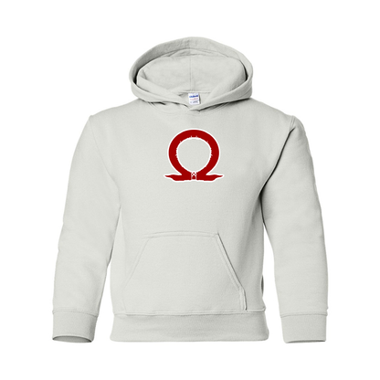 Youth's God Of War Gildan Heavy Blend Hooded Sweatshirt
