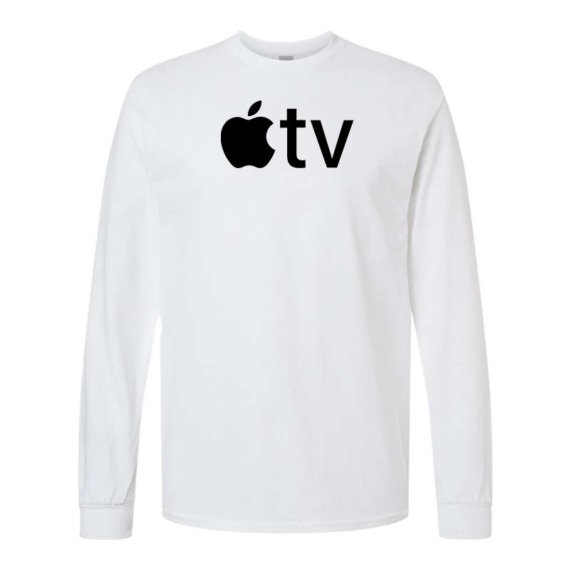 Men's Apple TV  Gildan Heavy Cotton Long Sleeve T-Shirt
