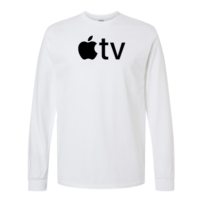 Men's Apple TV  Gildan Heavy Cotton Long Sleeve T-Shirt