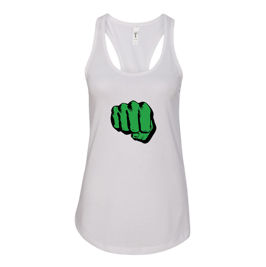Women's Hulk Punch Racerback Tank Top