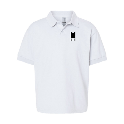 Youth's BTS Gildan Dry Blend Jersey Polo