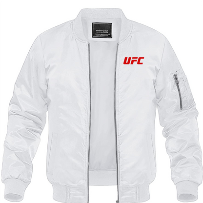 Men's UFC Lightweight Bomber Jacket Windbreaker Softshell Varsity Jacket