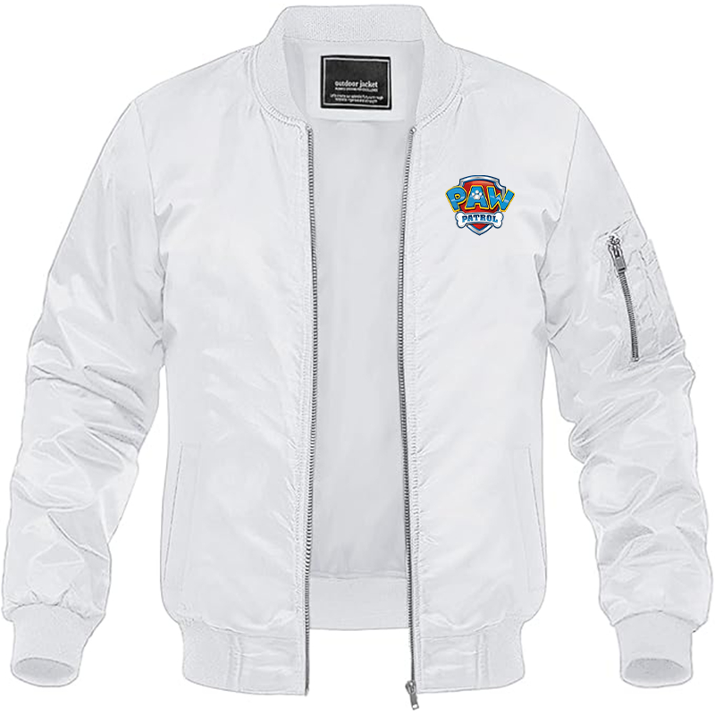 MAGNIVIT Men's Paw Patrol Lightweight Bomber Jacket Windbreaker Casual Fall Spring Outdoor Coat