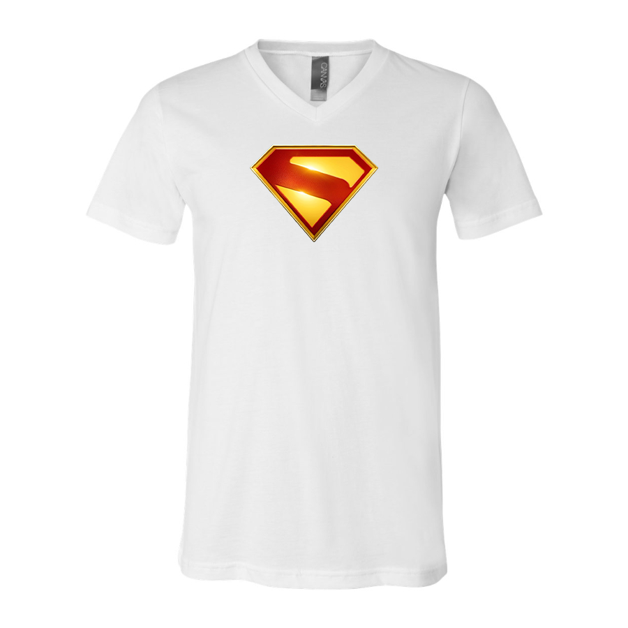 Superman 2025 BELLA  CANVAS  Jersey V-Neck Tee