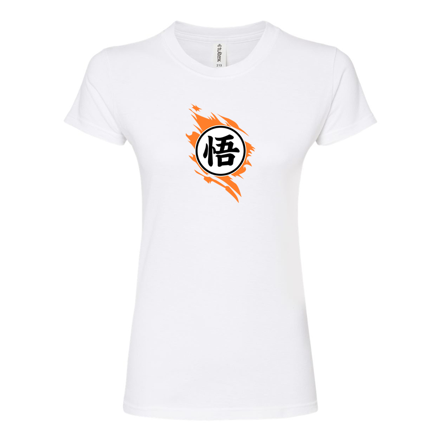 Women's Dragon Ball Z Goku  Round Neck T-Shirt