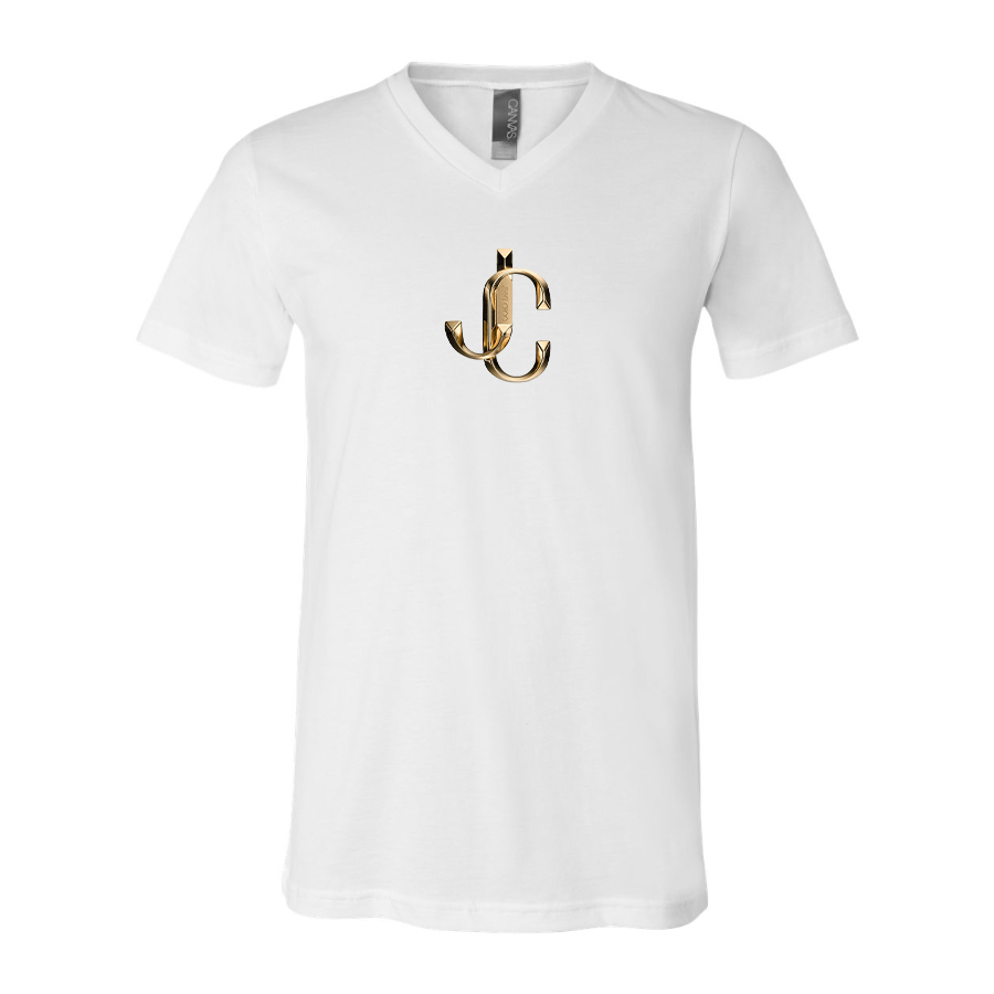 Jimmy Choo BELLA  CANVAS  Jersey V-Neck Tee