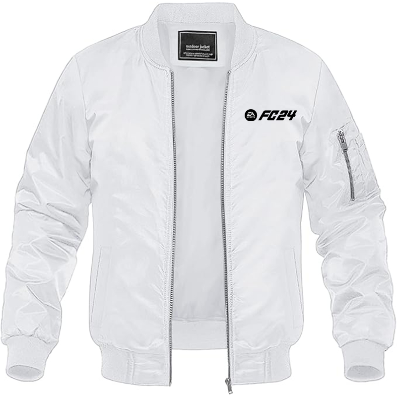 MAGNIVIT Men's EA Sports FC 24  Lightweight Bomber Jacket Windbreaker Casual Fall Spring Outdoor Coat