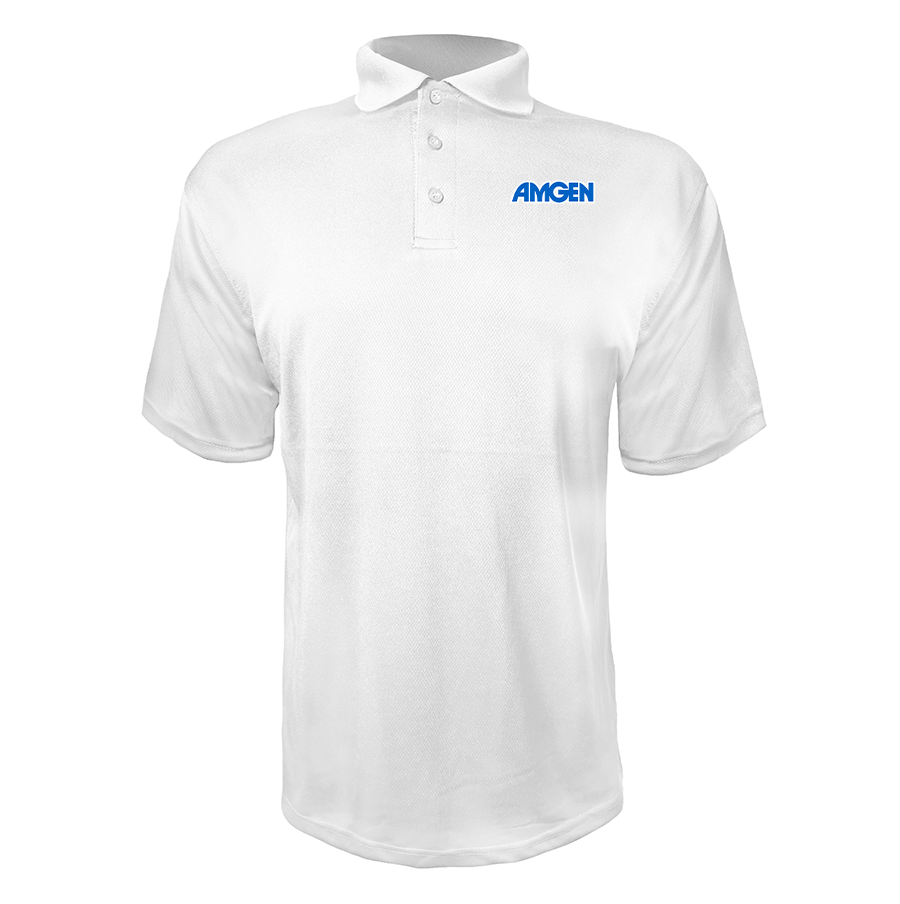 Men' Amgen Polyester Polos