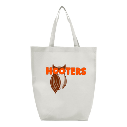 Hooters Q-Tees Non-Woven Gusset Bottom Tote