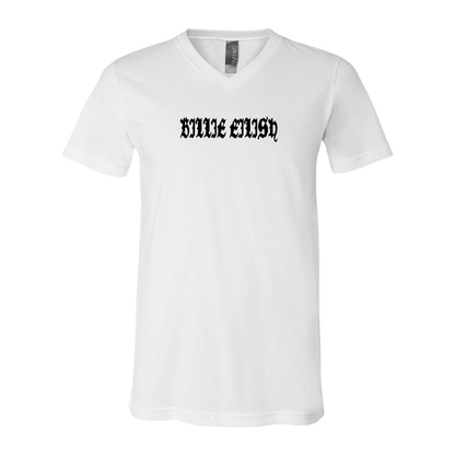 Billie Eilish BELLA  CANVAS  Jersey V-Neck Tee
