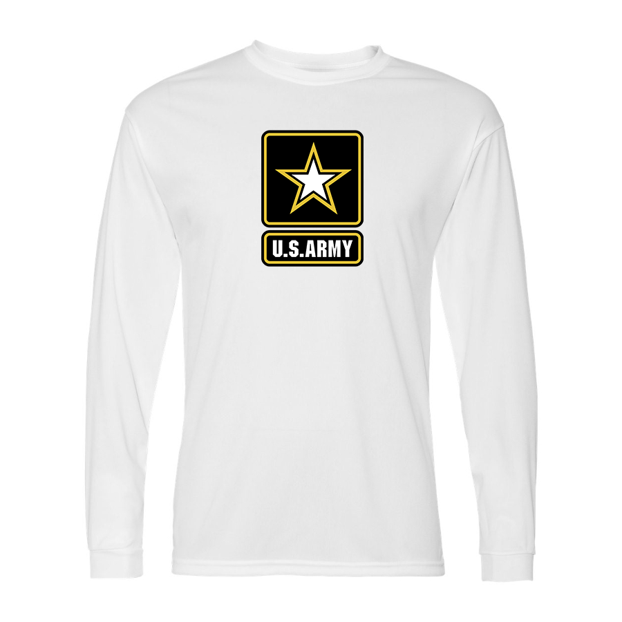 Men's  U.S. ARMY Polyester Long Sleeve T-Shirt