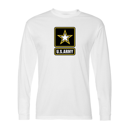 Men's  U.S. ARMY Polyester Long Sleeve T-Shirt