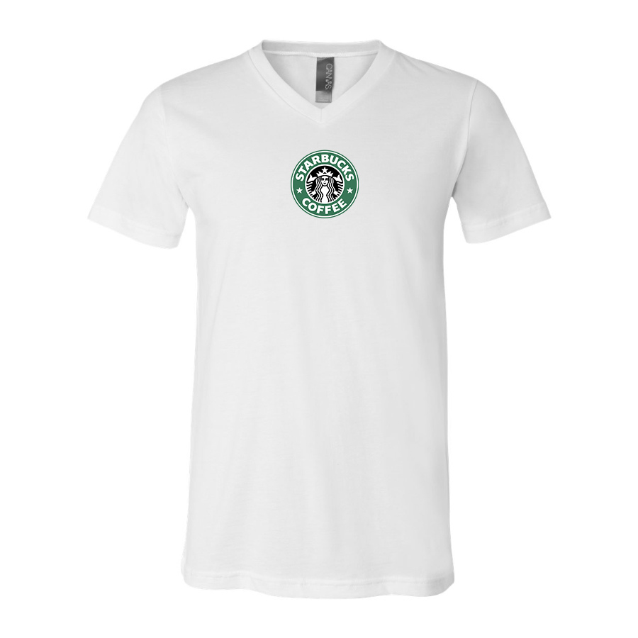 Starbucks Coffee BELLA  CANVAS  Jersey V-Neck Tee