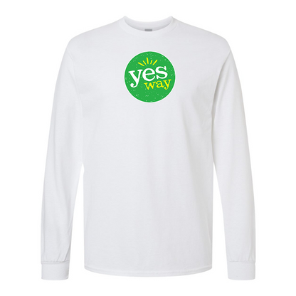 Men's Yes Way  Gildan Heavy Cotton Long Sleeve T-Shirt