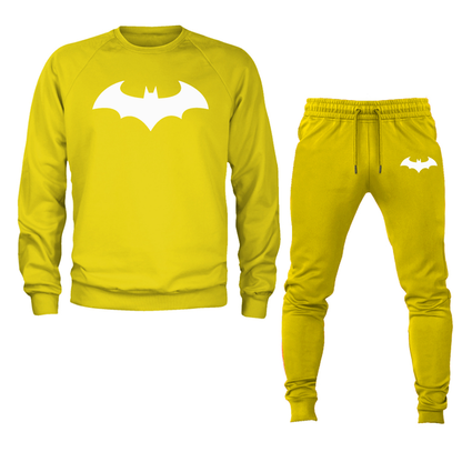 Men's Batman Crewneck Sweatshirt Joggers Set