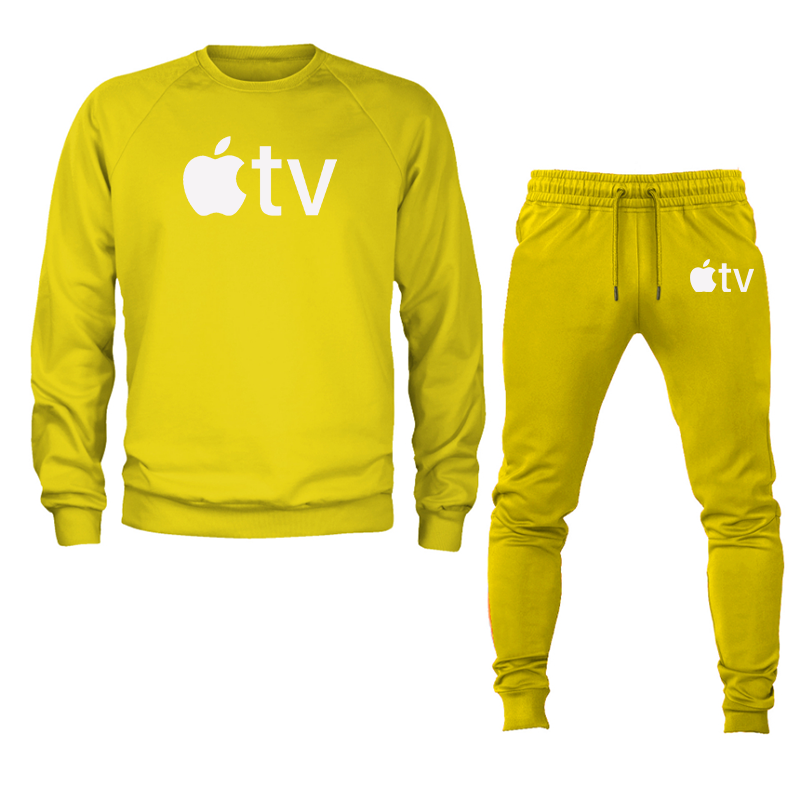 Men's Apple TV  Crewneck Sweatshirt Joggers Set