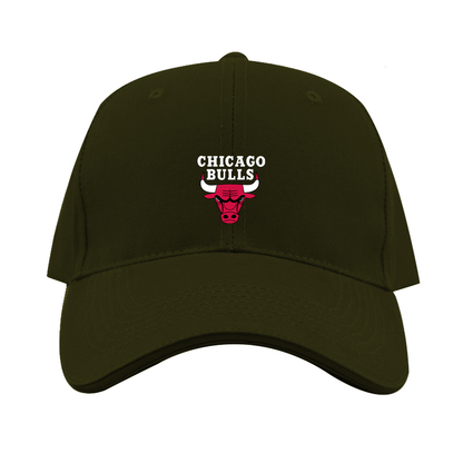 Chicago Bulls Dad Baseball Cap Hat