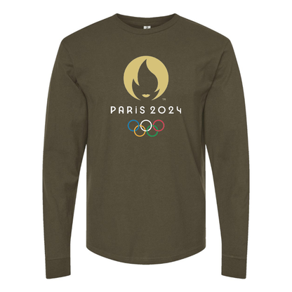 Men's New Olympics 2024 Paris Logo Long sleeves T-Shirt