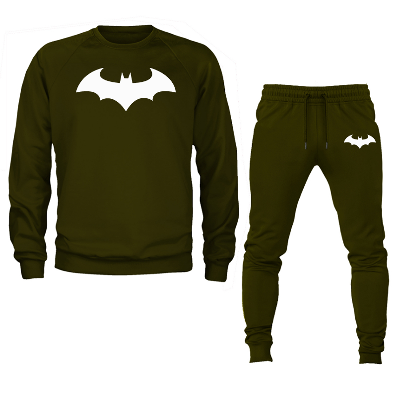Men's Batman Crewneck Sweatshirt Joggers Set
