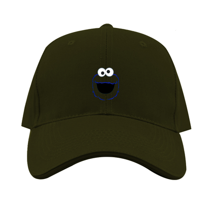 Sesame Street Cookie Monster face Dad Baseball Cap Hat