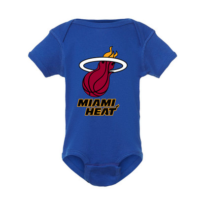 Miami Heat Baby Romper Onesie