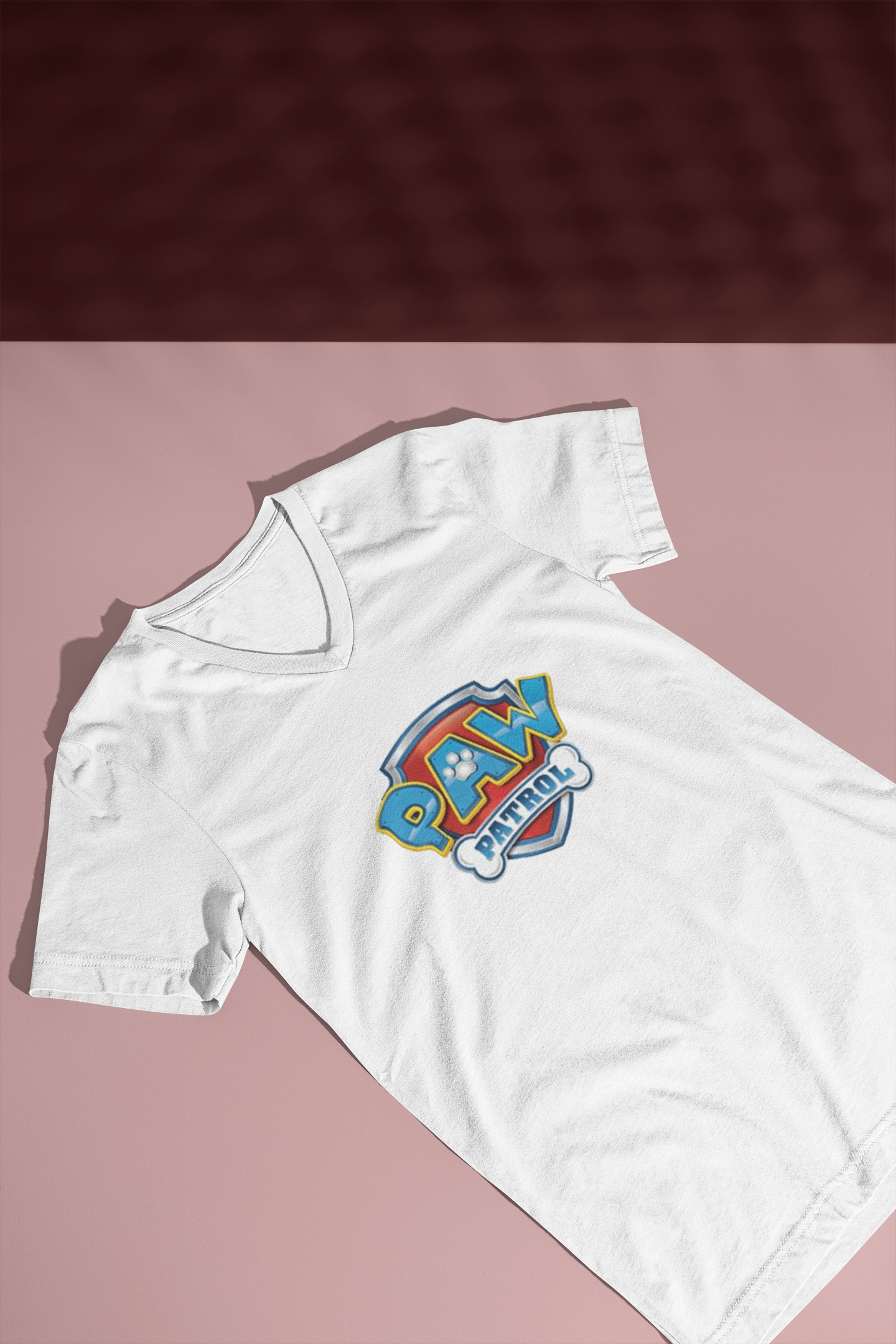 Paw Patrol BELLA  CANVAS  Jersey V-Neck Tee
