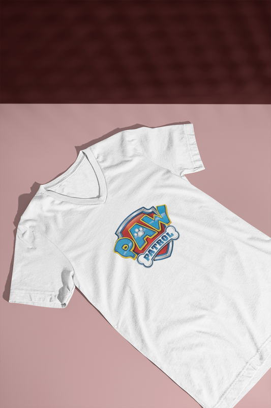 Paw Patrol BELLA  CANVAS  Jersey V-Neck Tee