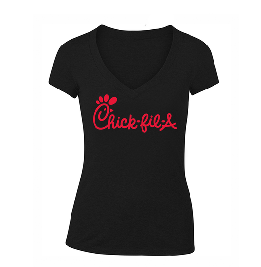 Women's Chick-fil-A  V Neck T-Shirt