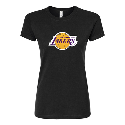 Women's Los Angeles Lakers Round Neck T-Shirt