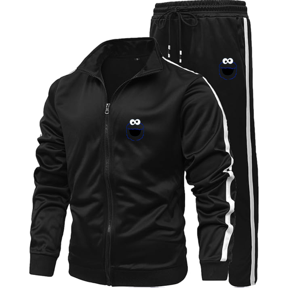 Unisex  Sesame Street Cookie Monster face  Dri-Fit TrackSuit