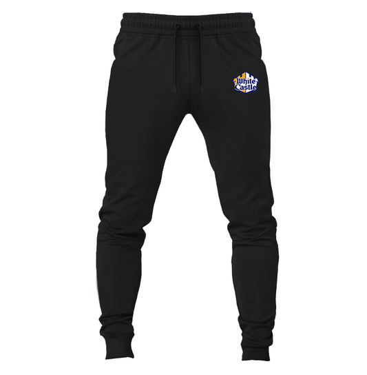 Men's White Castle Joggers Sweatpants
