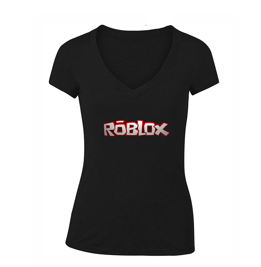 Women's Roblox Game V-Neck T-Shirt