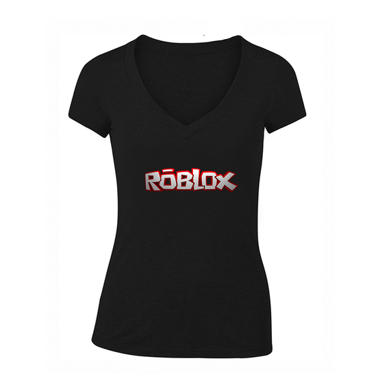 Women's Roblox Game V-Neck T-Shirt